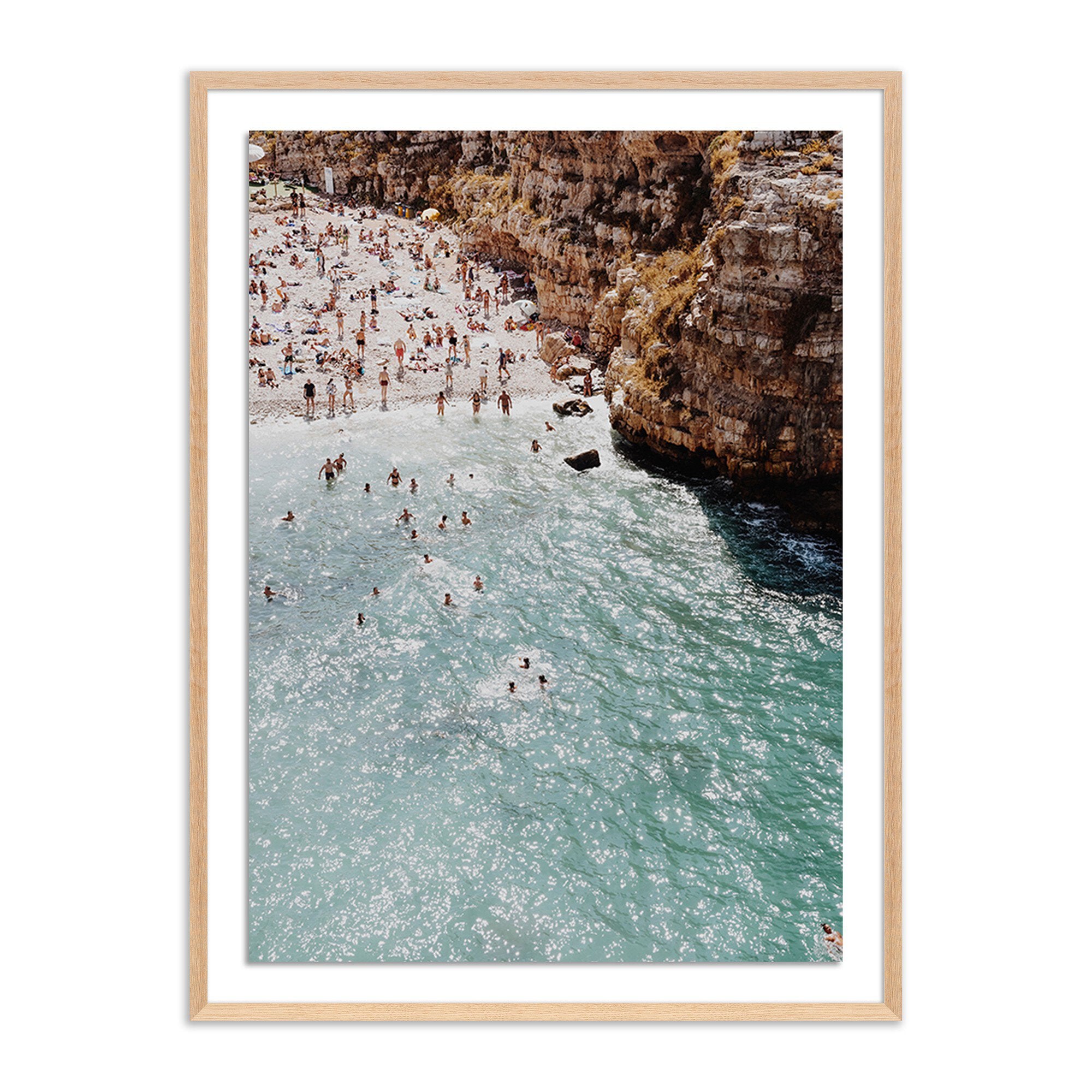 "Slice Of Polignano" by Natalie Obradovich ARTWORK - framed print Four Hands