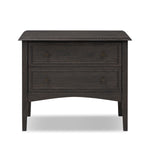 Maggie Nightstand FURNITURE - nightstand Four Hands Smoked Black Oak Veneer
