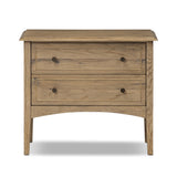 Maggie Nightstand FURNITURE - nightstand Four Hands Aged Smoke Oak Resawn