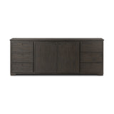 Leora Sideboard FURNITURE - sideboard Four Hands Smoked Black Veneer