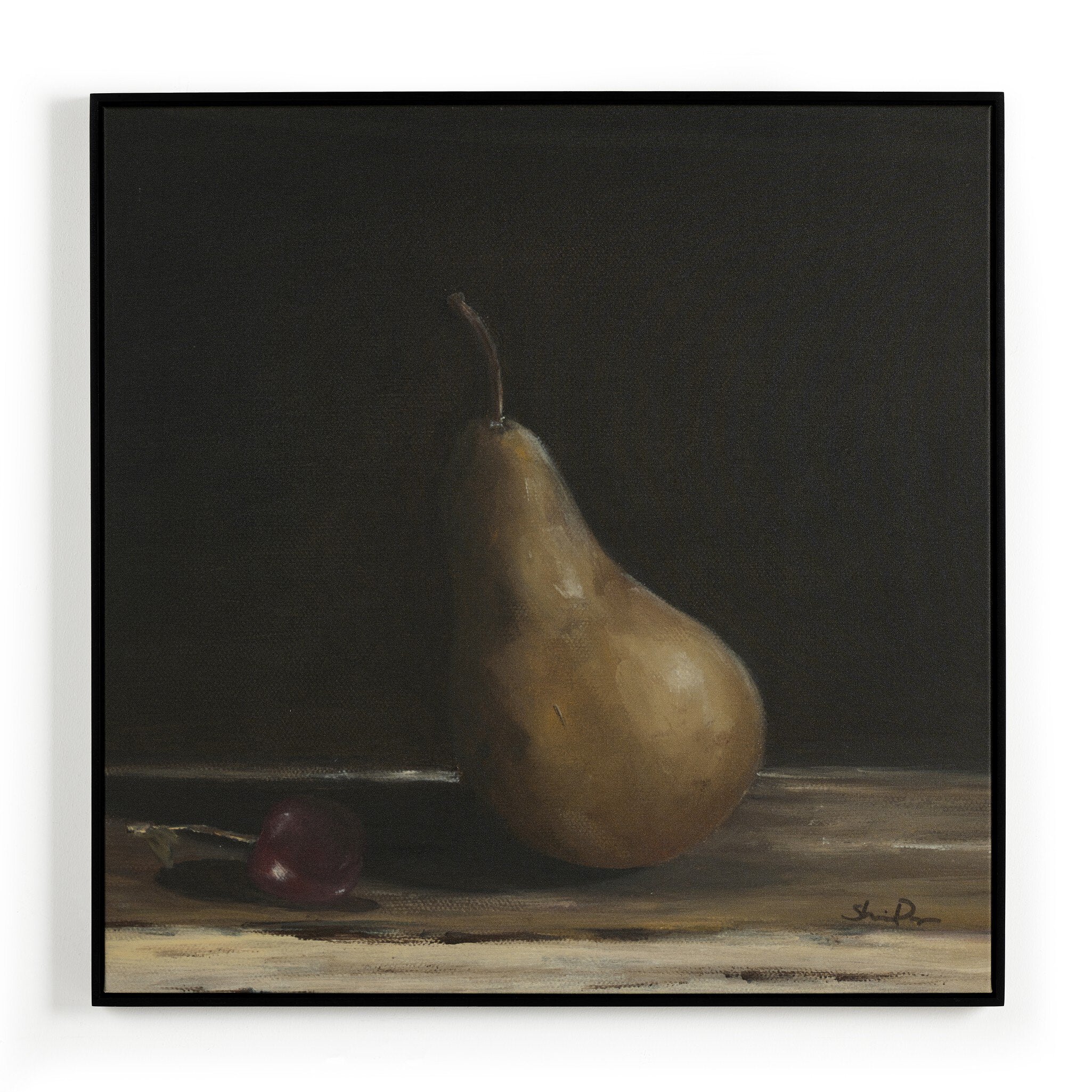 "Pear I" by Shaina Page ARTWORK - framed print Four Hands