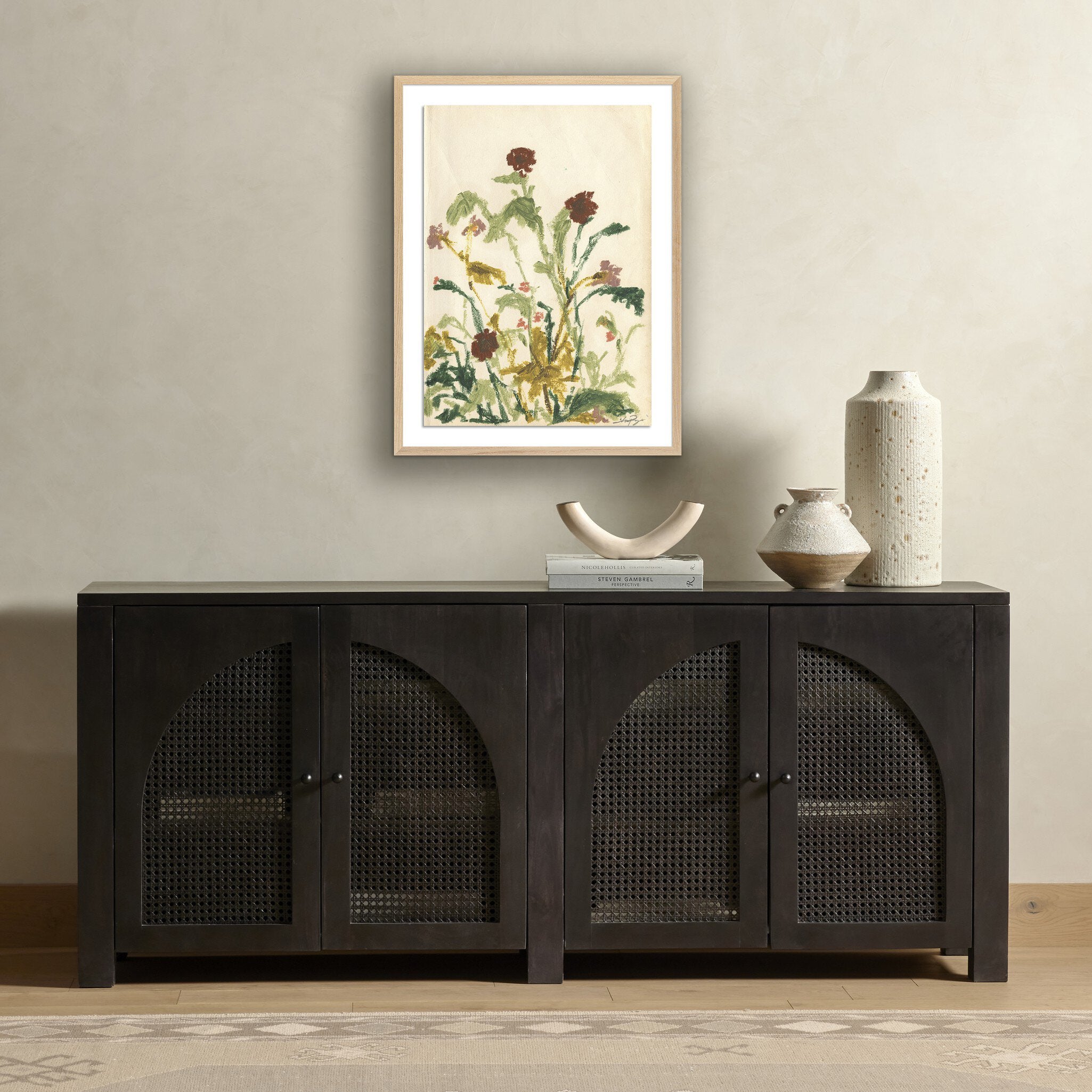 "Meadow Rue 2" by Shaina Page ARTWORK - framed print Four Hands