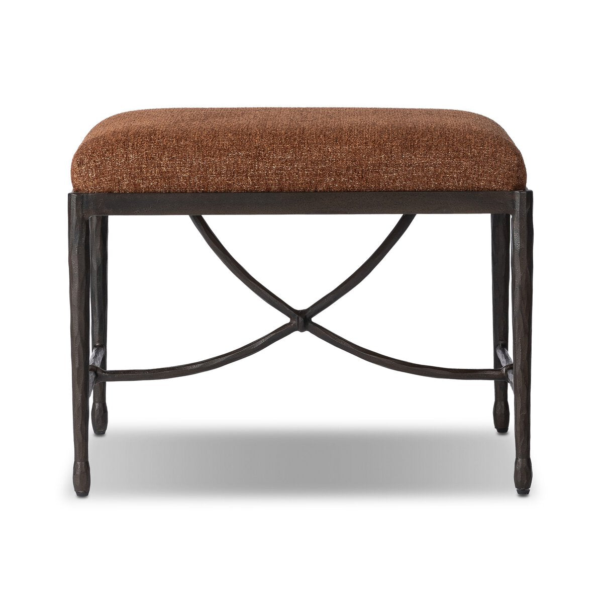 Jade Accent Stool FURNITURE - ottoman Four Hands Crypton Wayfarer Sienna