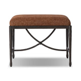 Jade Accent Stool FURNITURE - ottoman Four Hands Crypton Wayfarer Sienna