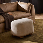 Bilbury Oval Ottoman FURNITURE - ottoman Four Hands