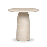 Janice End Table FURNITURE - end table Four Hands Sand Striae