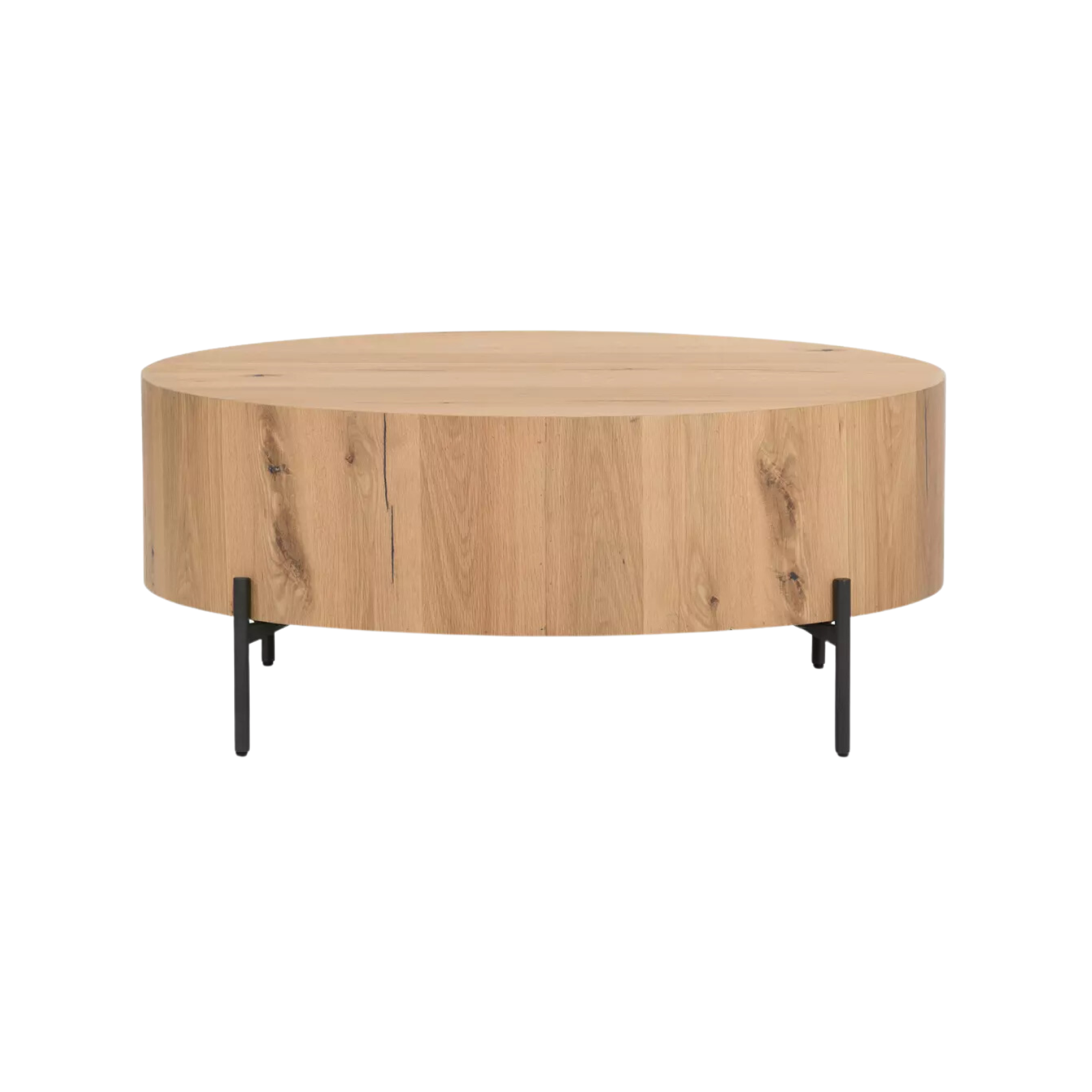Emmanuel Drum Coffee Table 4 - b - FURNITURE - coffee table - round Four Hands