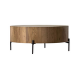 Emmanuel Drum Coffee Table 4 - b - FURNITURE - coffee table - round Four Hands