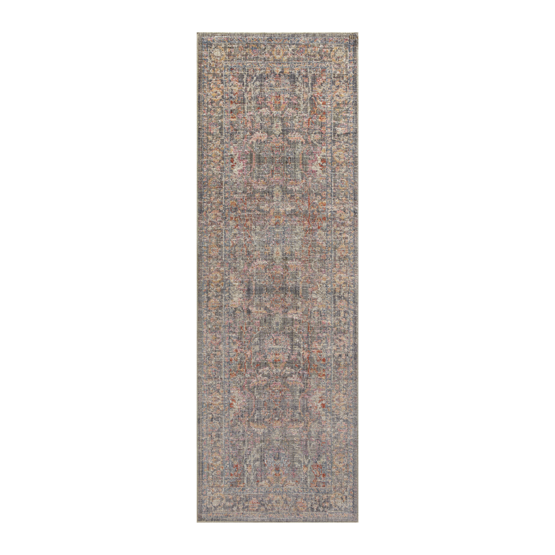 Chris Loves Julia x Loloi Rosemarie Stone / Multi Rug RUGS - patterned Loloi