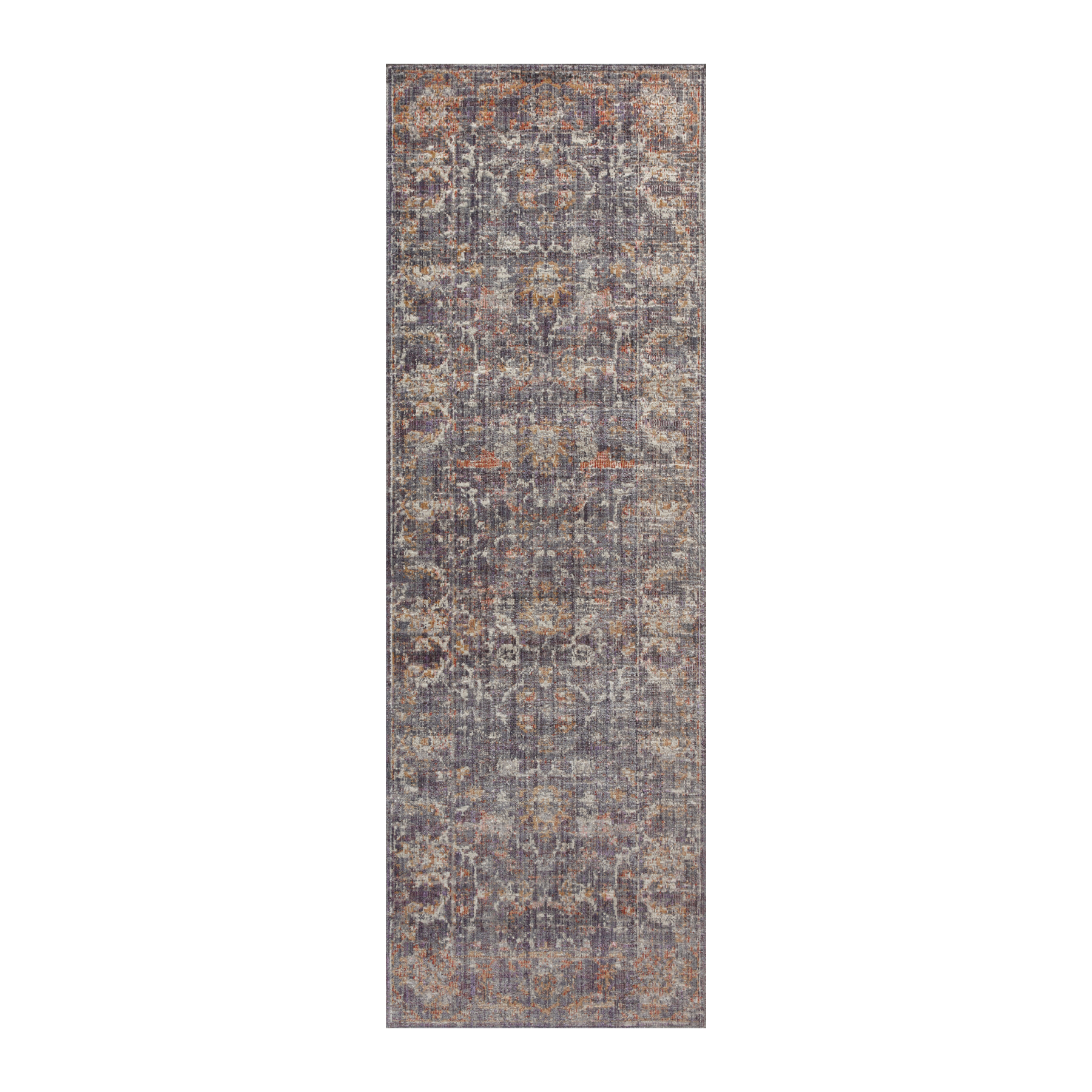Chris Loves Julia x Loloi Rosemarie Graphite / Multi Rug RUGS - patterned Loloi