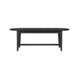 Abelio Dining Table 9 - a - FURNITURE - dining tables Four Hands Black Pine 87"