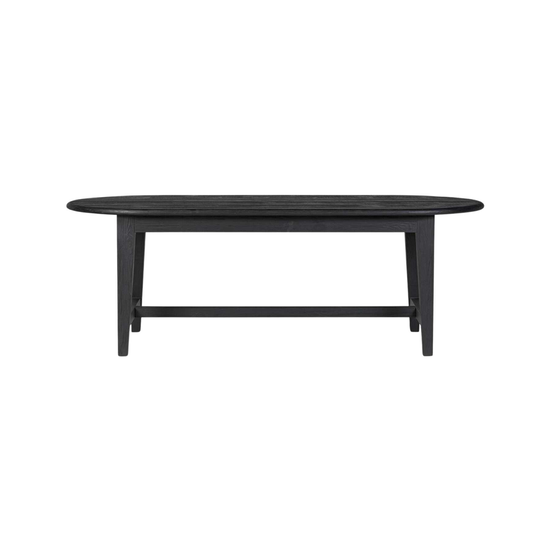 Abelio Dining Table 9 - a - FURNITURE - dining tables Four Hands Black Pine 87"