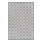 Sablebrook Blue Checkered Rug 5-Rugs - indoor/outdoor Momeni