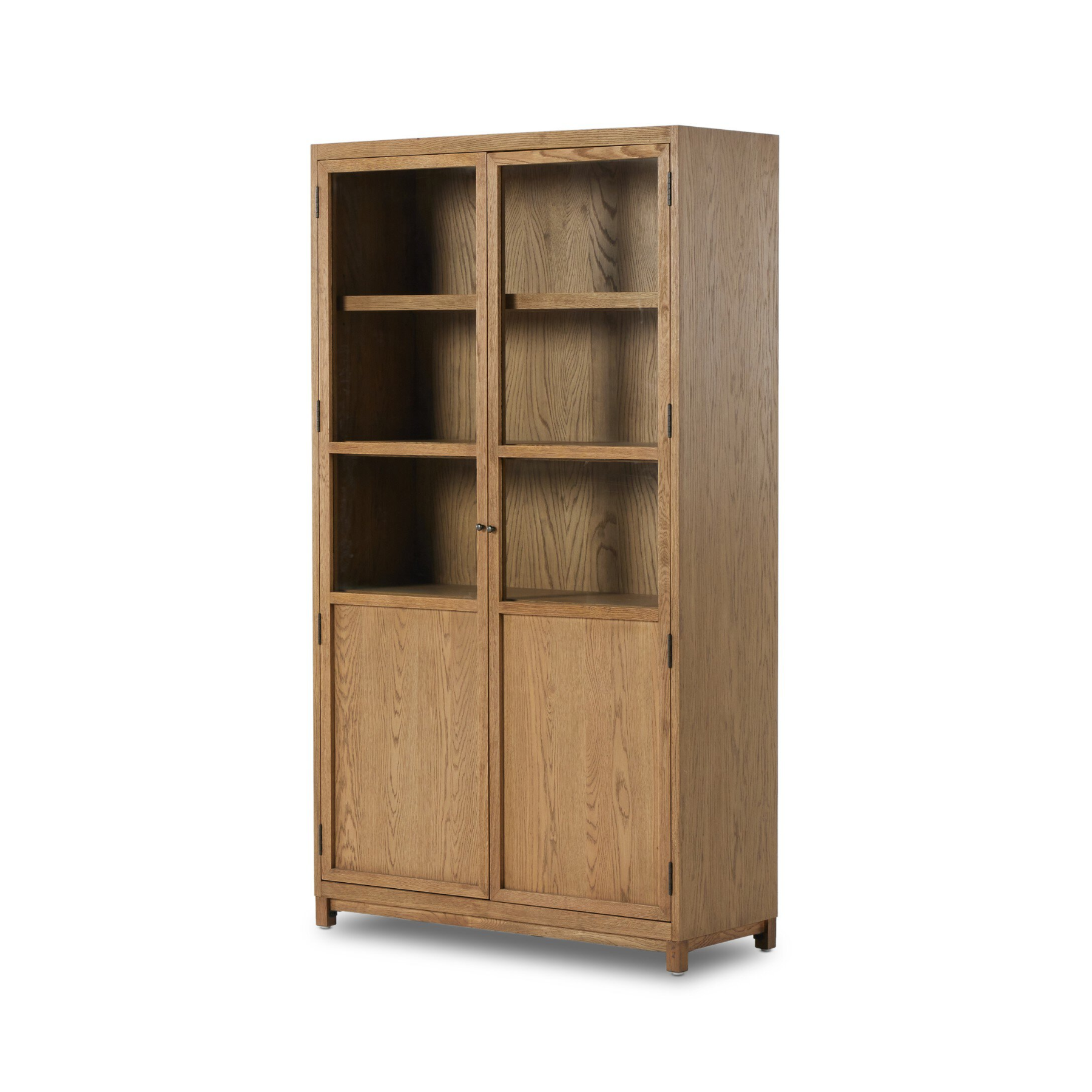 Marianne Panel and Glass Cabinet FURNITURE - Cabinet Four Hands