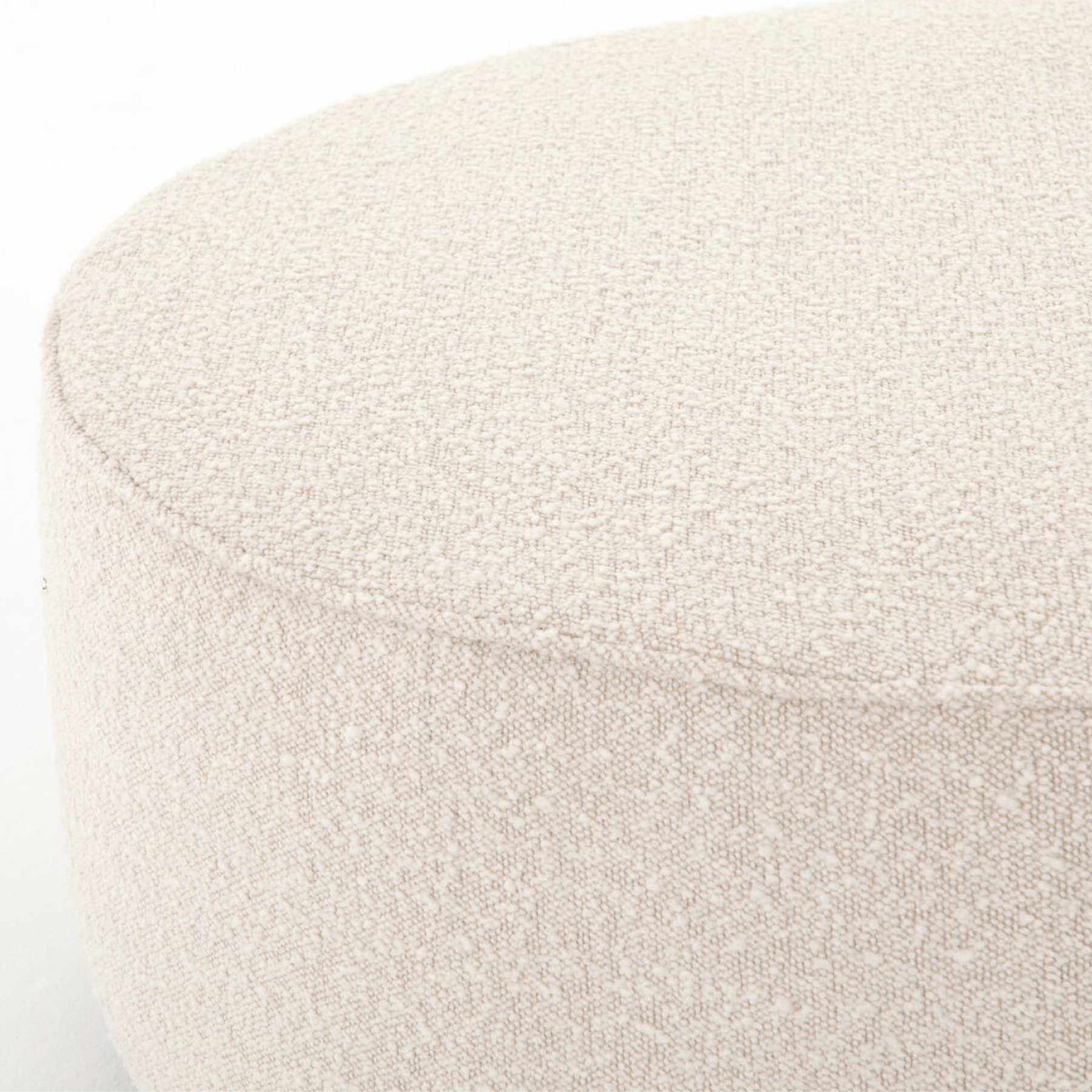 Sinclair Large Round Ottoman Ottomans Four Hands