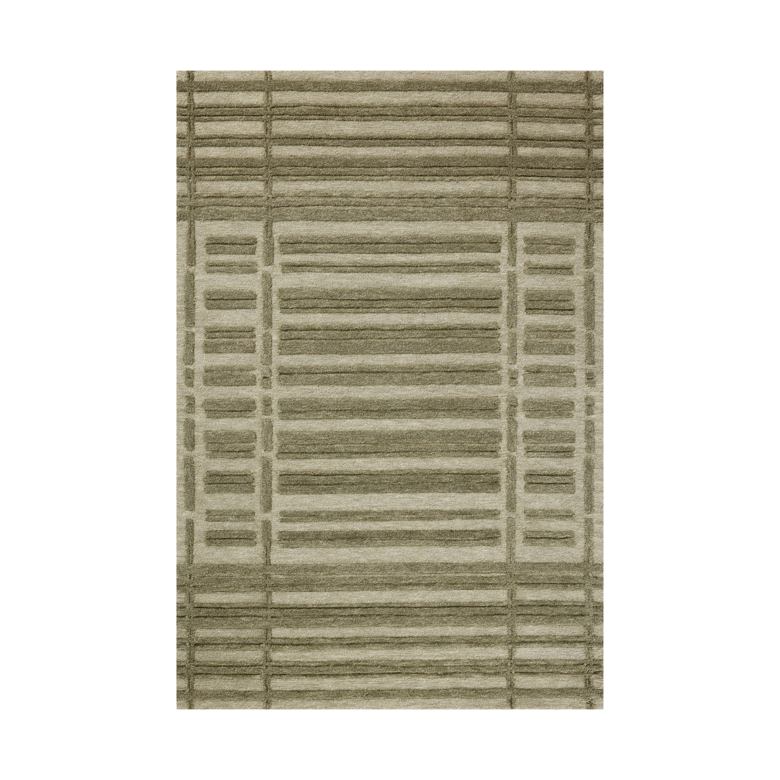 Chris Loves Julia x Loloi Bradley Sage / Olive Rug 0-RUGS-wool Loloi