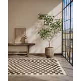 Willa Charcoal Checkerboard Rug 0-rugs-wool Momeni