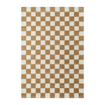 Brooks Checkered Tan Rug 0-RUGS - wool Surya