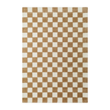 Brooks Checkered Tan Rug 0-RUGS - wool Surya