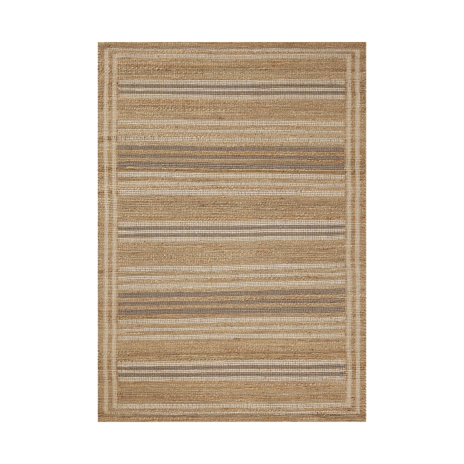 Chris Loves Julia x Loloi Judy Natural / Dove Rug 0-RUGS - jute Loloi