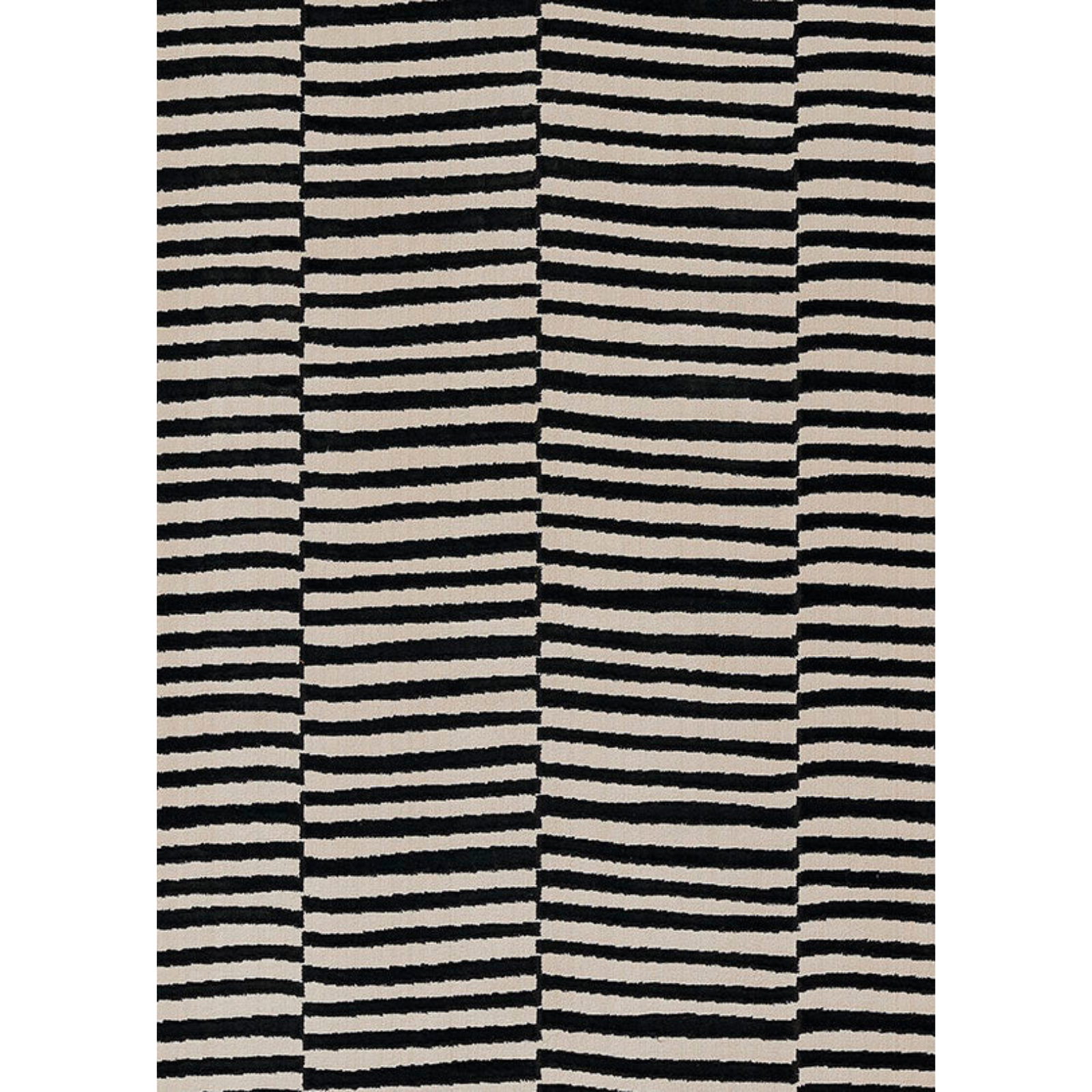 Xavier Black Lines Rug 0-rugs-patterned Momeni
