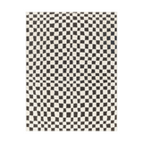 Floyd Black Checkered Rug 0-RUGS - patterned Surya