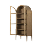 Tulia Cabinet - Solid Oak 7 - FURNITURE - bookcase/cabinet Four Hands