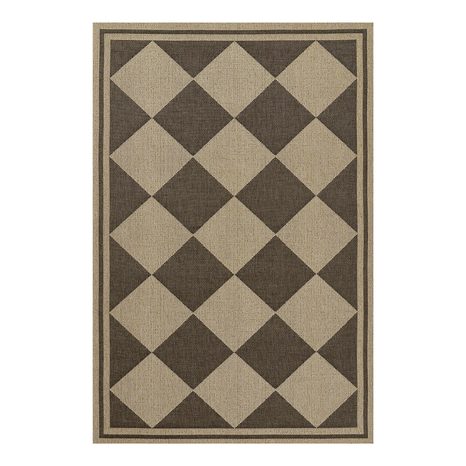 Sablebrook Black Diamond Rug 5-Rugs - indoor/outdoor Momeni