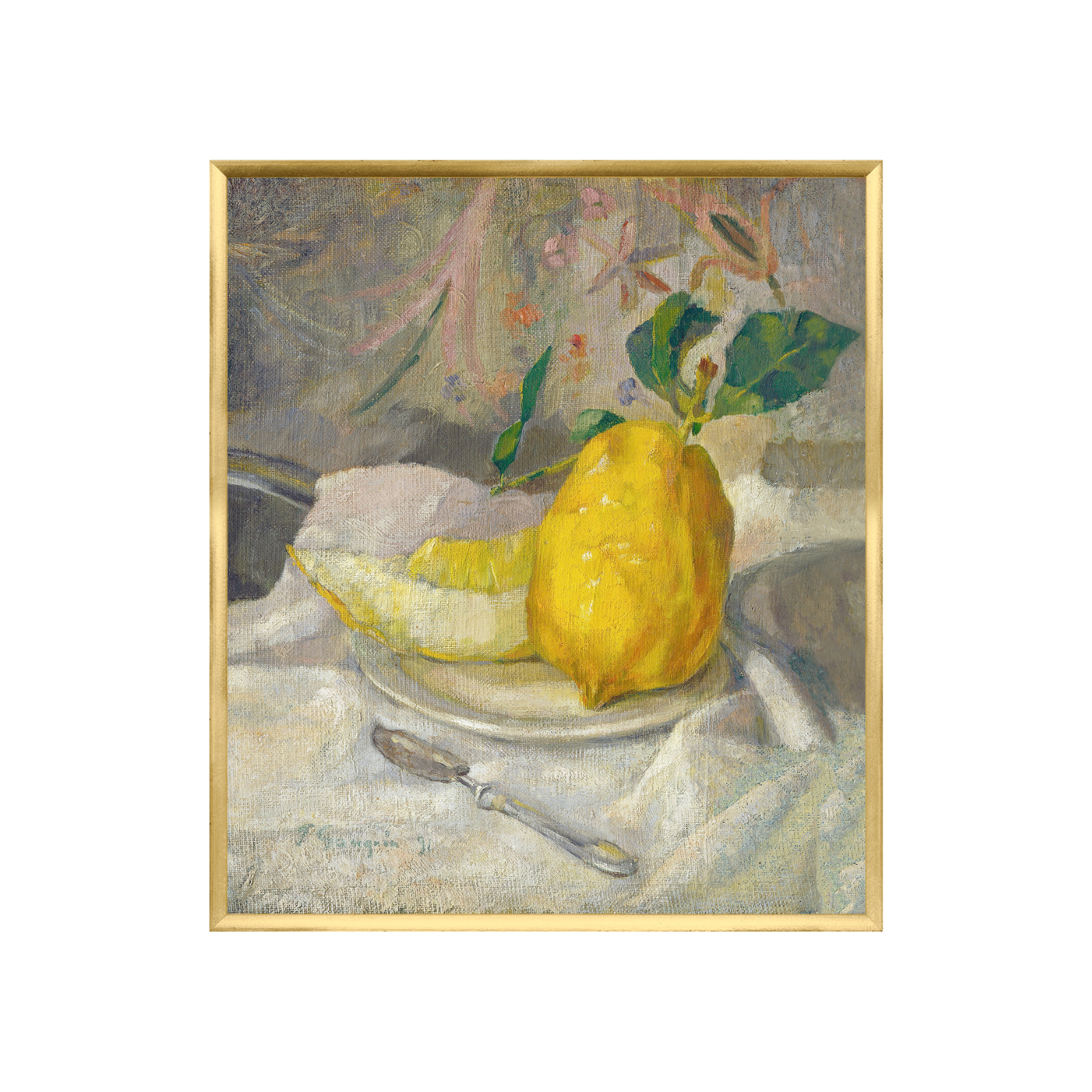 "Lemon and Melon" Framed Art Print ARTWORK - framed print Celadon Art
