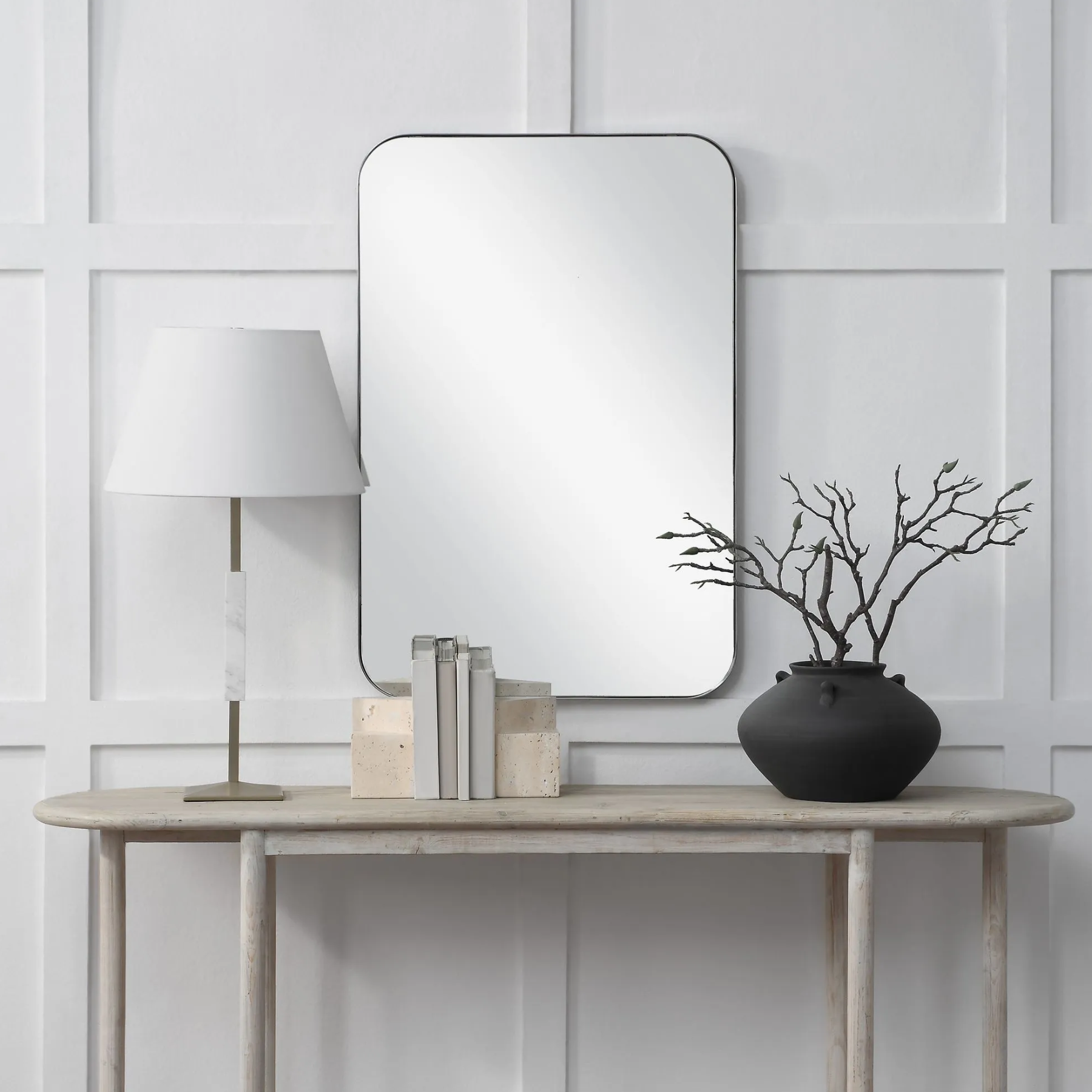 Louvas Wall Mirror 100 - wall mirror Renwil
