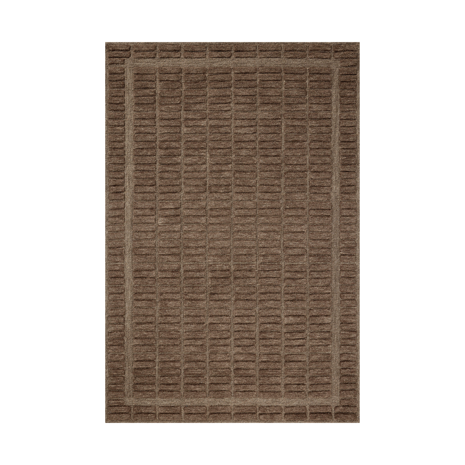 Chris Loves Julia x Loloi Bradley Cocoa Rug 0-RUGS-wool Loloi