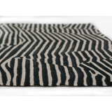 Xavier Black Waves Rug 0-rugs-patterned Momeni