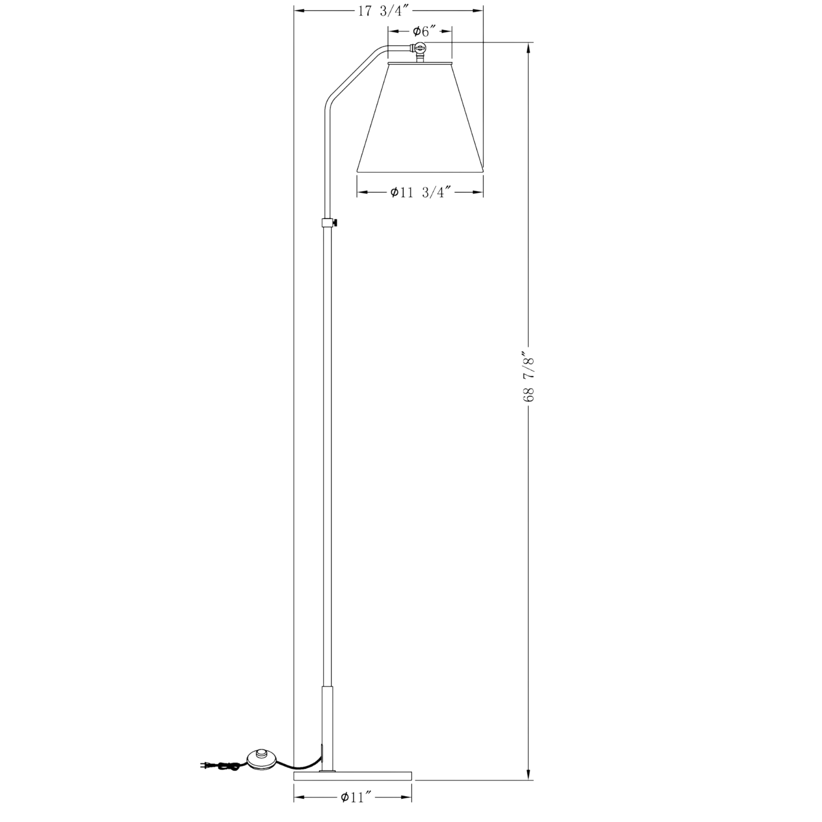 Ward Floor Lamp LIGHTING - floor lamps Flow Decor
