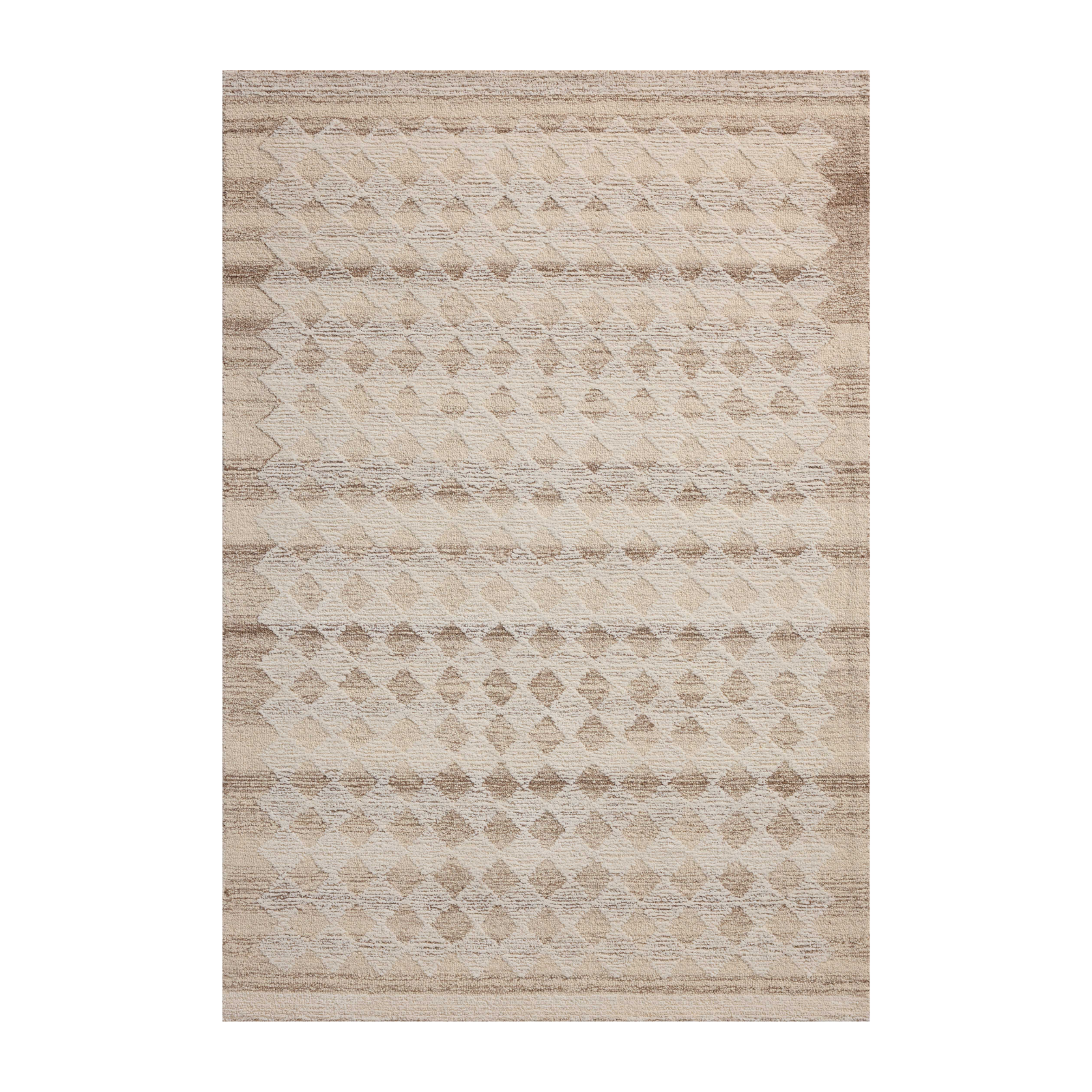 Magnolia Home by Joanna Gaines x Loloi Rae Natural / Ivory Rug 0-RUGS-wool Loloi
