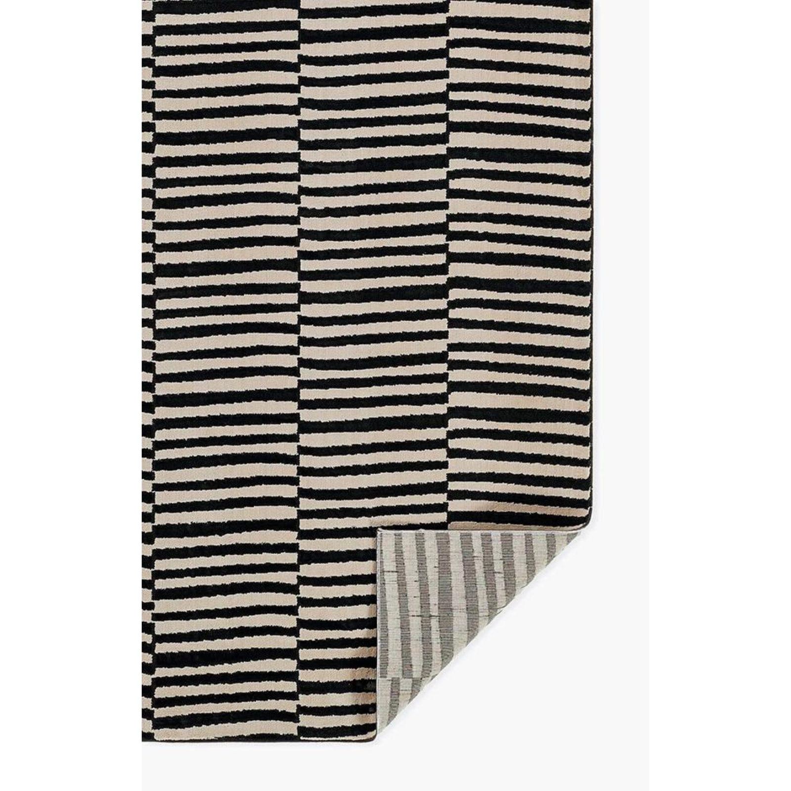 Xavier Black Lines Rug 0-rugs-patterned Momeni