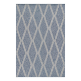 Harbor Blue Diamond Outdoor Rug 5-Rugs - indoor/outdoor Momeni