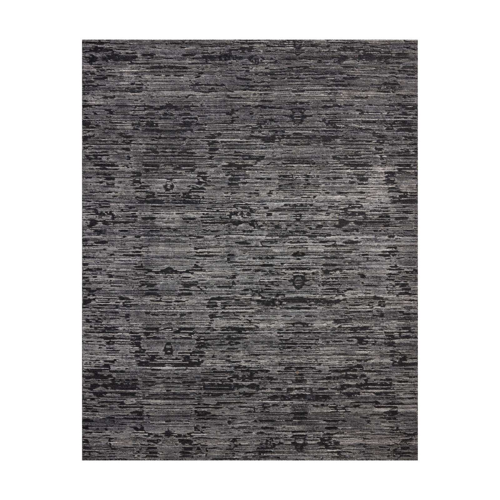 Jean Stoffer x Loloi Daniel Charcoal Rug 1- RUGS - wool Loloi