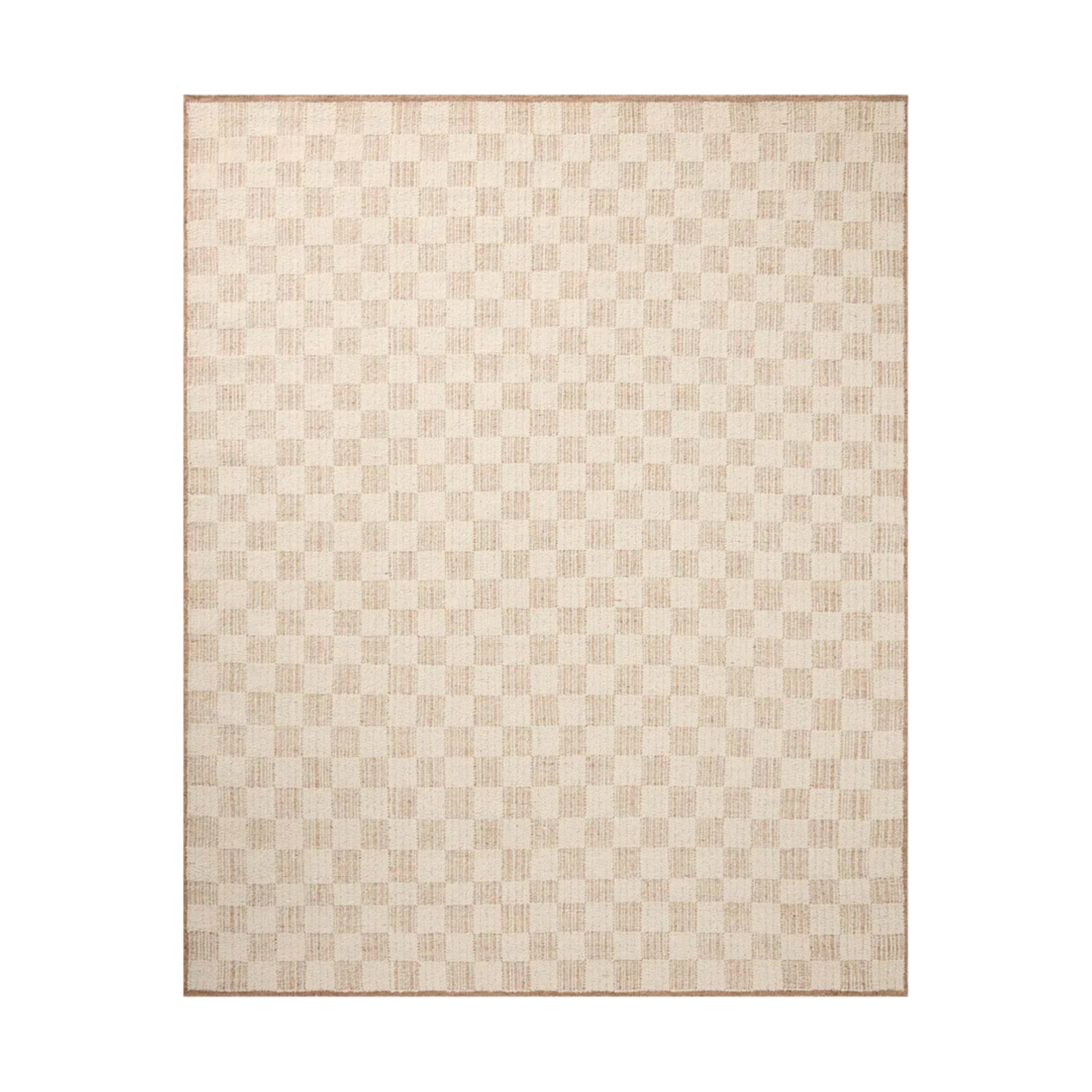 Brigette Romanek x Loloi Knox Ivory / Terracotta Rug 1- RUGS - wool Loloi
