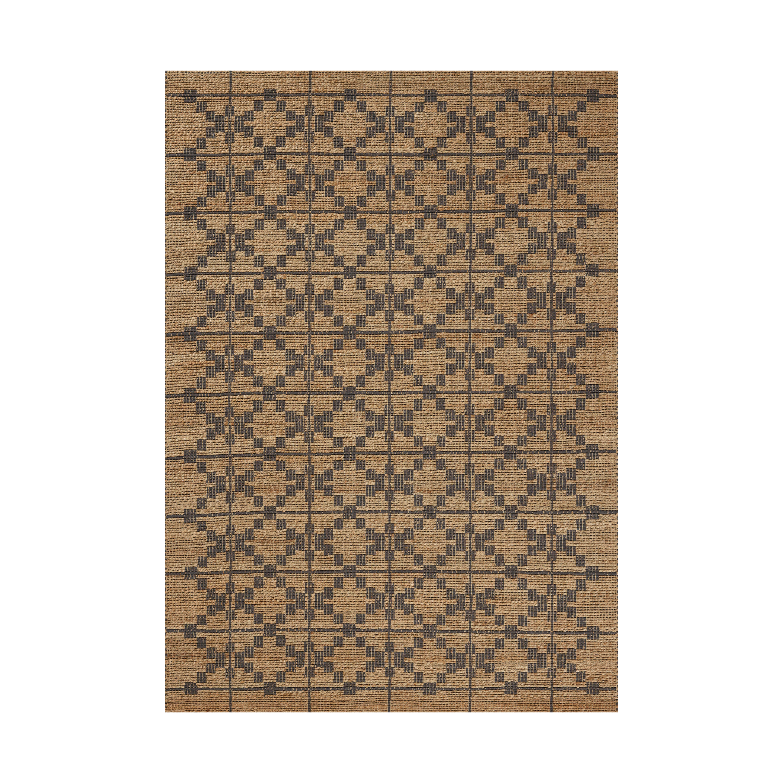 Chris Loves Julia x Loloi Judy Natural / Graphite Rug 0-RUGS - jute Loloi