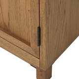 Marianne Panel and Glass Cabinet FURNITURE - Cabinet Four Hands