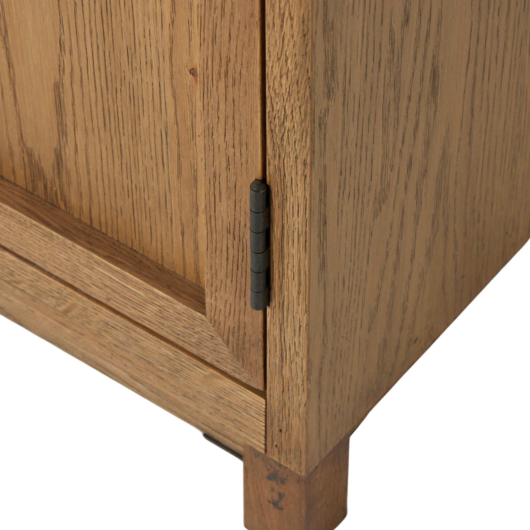 Marianne Panel and Glass Cabinet FURNITURE - Cabinet Four Hands