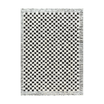 Floyd Black Border Checkered Rug 0-RUGS - patterned Surya
