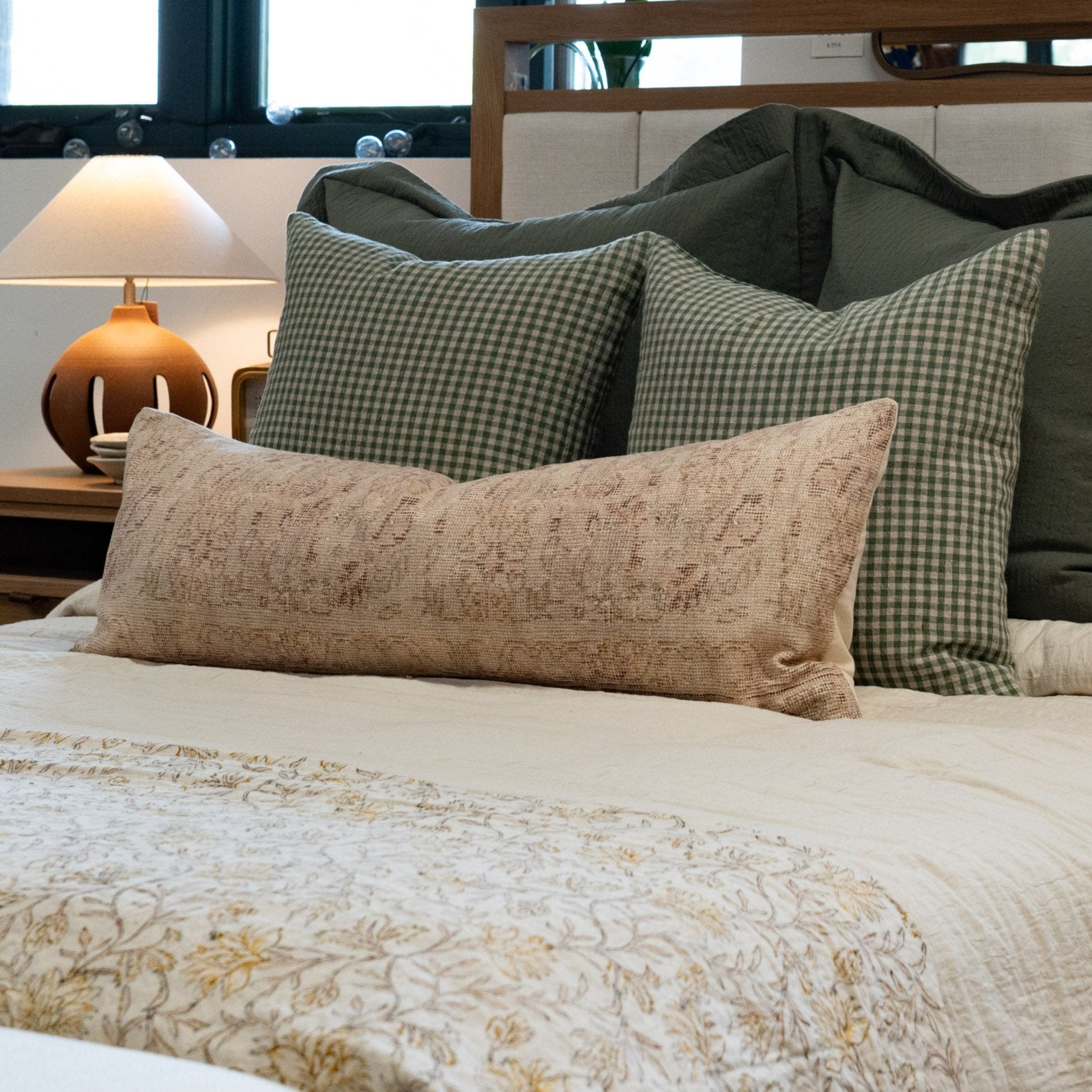 IN-STORE Amber Lewis x Loloi Celestia Natural Wine Pillow 1 - PILLOWS - essentials Loloi