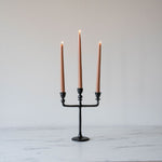 Hand Forged Candelabra Style Taper Holder candle holder Abbott Collection