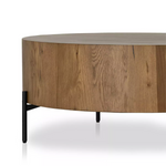 Emmanuel Drum Coffee Table 4 - b - FURNITURE - coffee table - round Four Hands