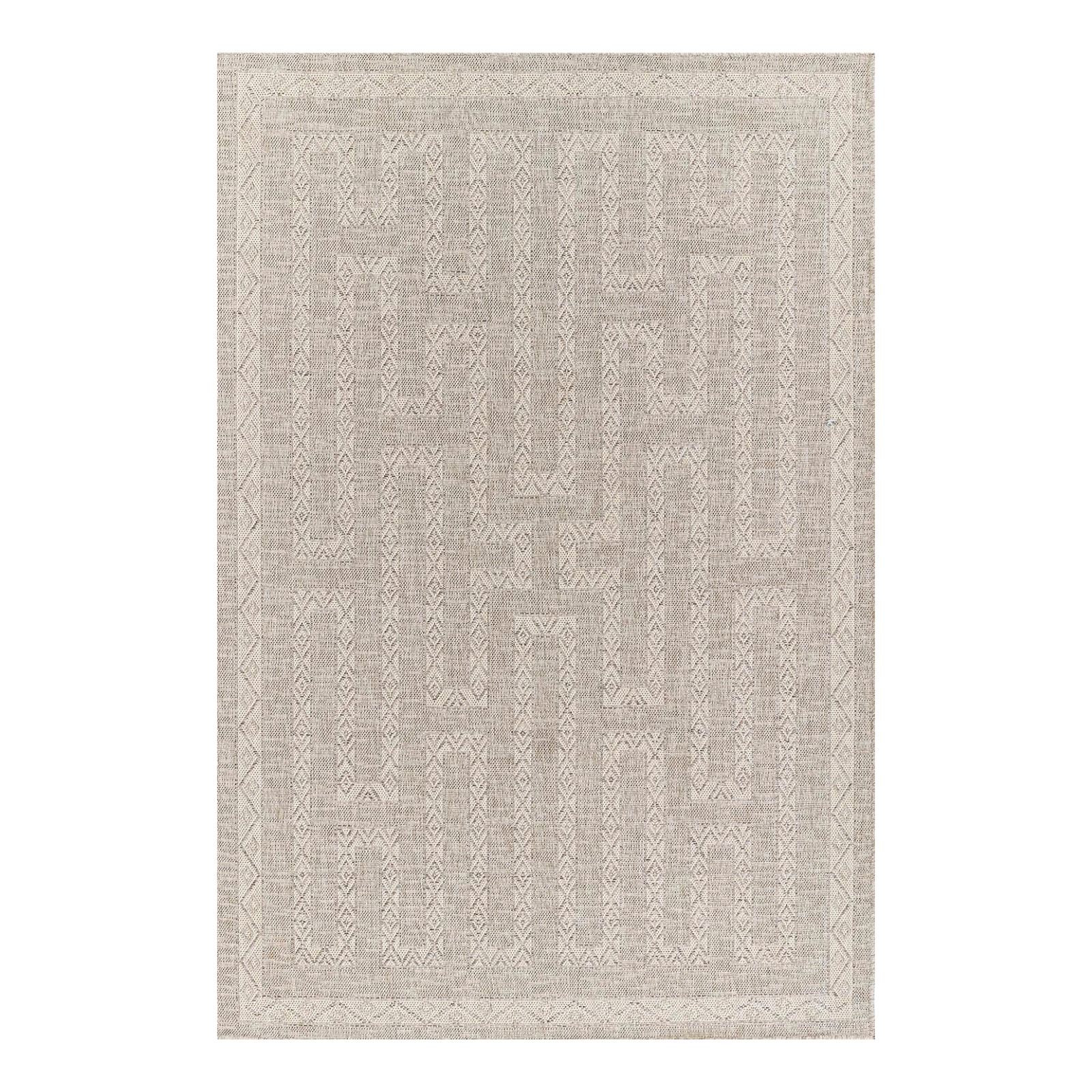 Harbor Grey Maze Outdoor Rug 5-Rugs - indoor/outdoor Momeni