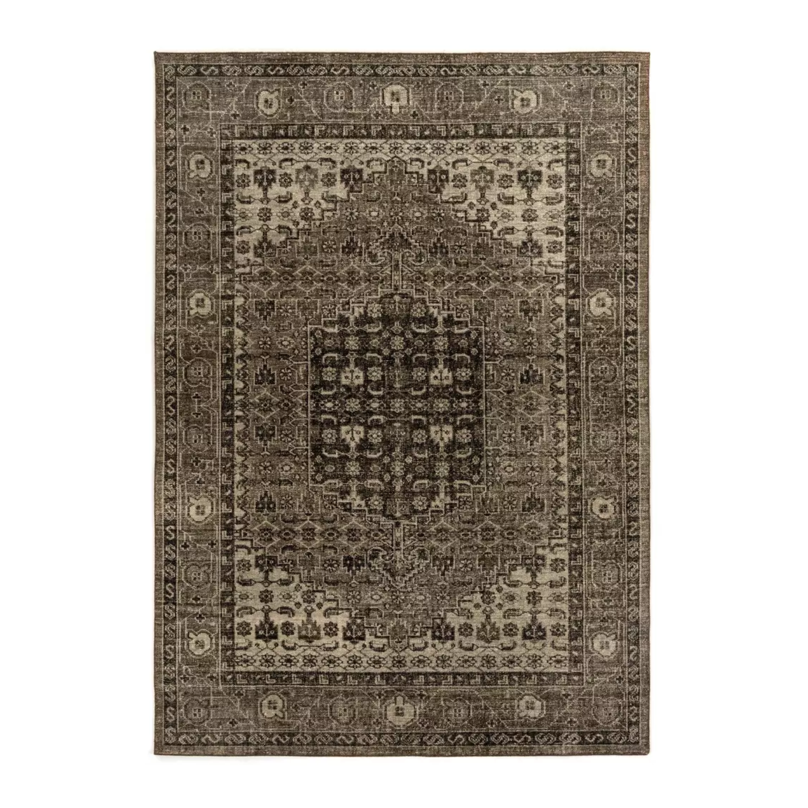 Prado Espresso Hand Knotted Rug RUGS - wool Four Hands