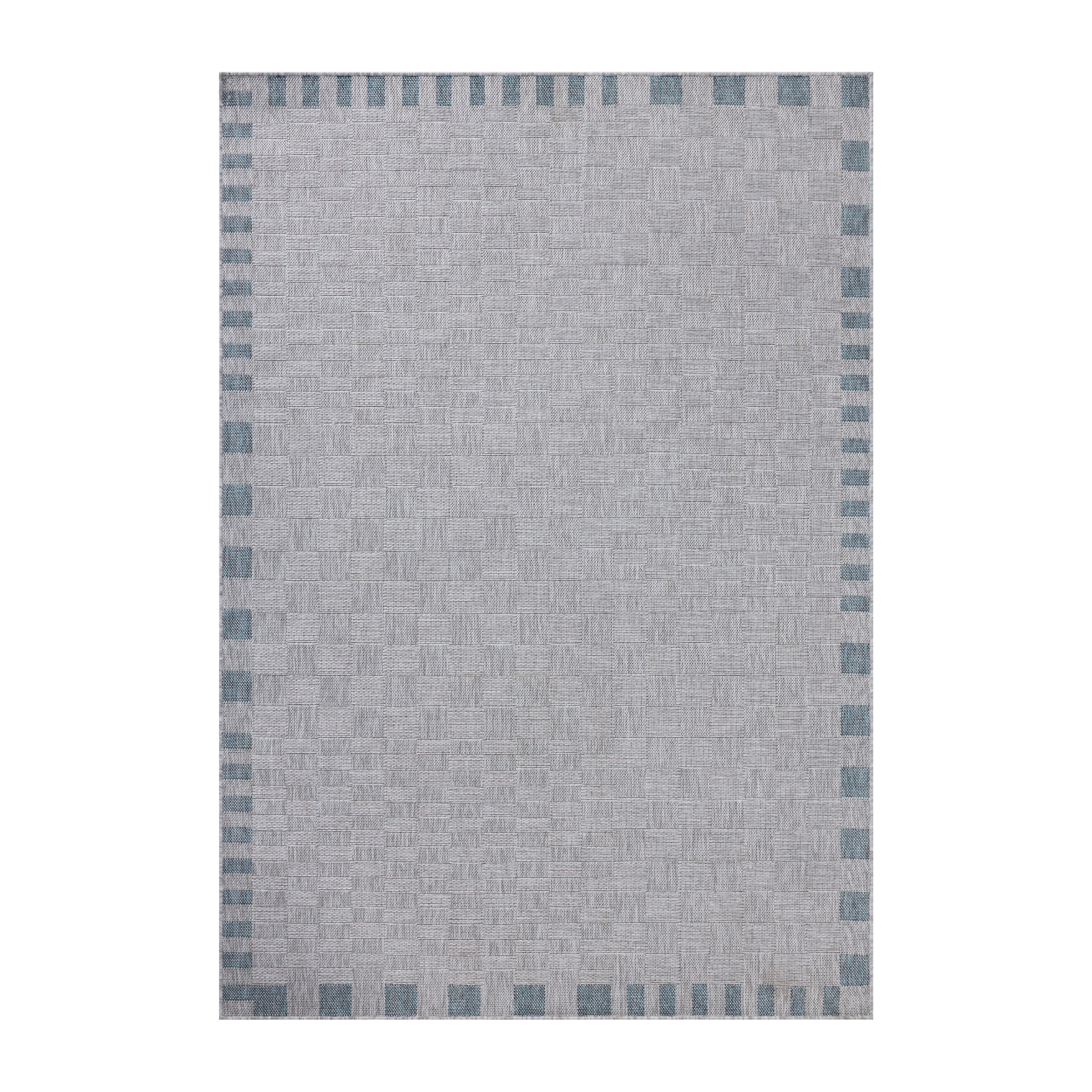 Amber Lewis x Loloi Topanga Silver / Blue Rug 5-Rugs - indoor/outdoor Loloi