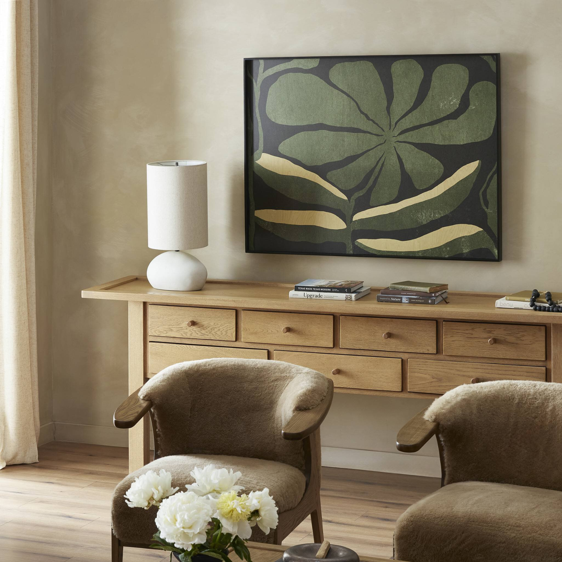 "Macro Floral" Framed Canvas Framed Art Four Hands