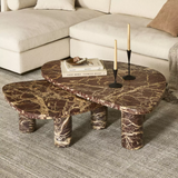 Zion Nesting Coffee Table Set 4 - a - FURNITURE - Coffee Table - Round Four Hands